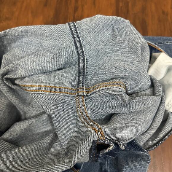 ABERCROMBIE & FITCH The Ankle Straight Jeans Blue Ultra HR Curve Love - Picture 7 of 13